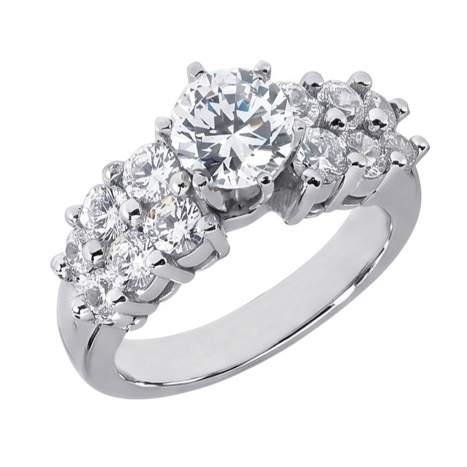 Echter Diamant Ring 2.50 Karat