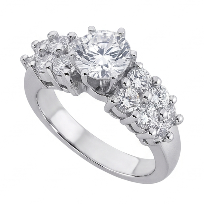 Echter Diamant Ring 2.50 Karat