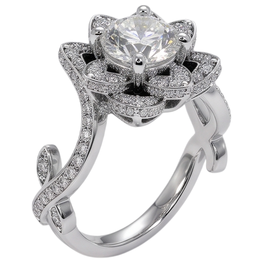 Echter Diamant Ring 2.50 Karat
