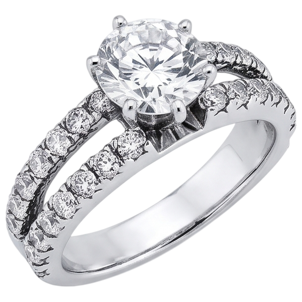 Echter Diamant Ring 2.50 Karat
