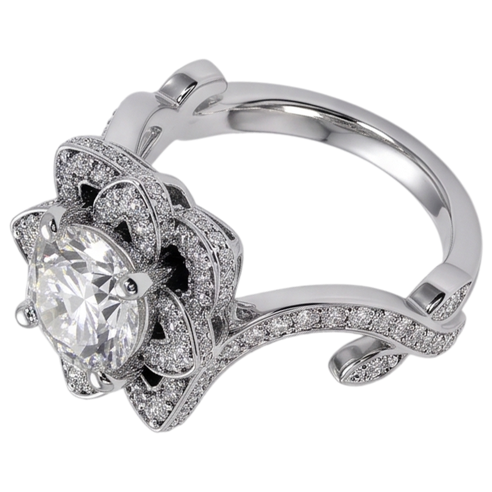 Echter Diamant Ring 2.50 Karat