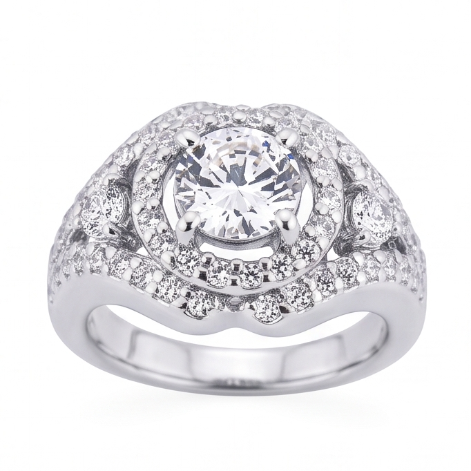 Echter Diamant Ring 2.72 Karat