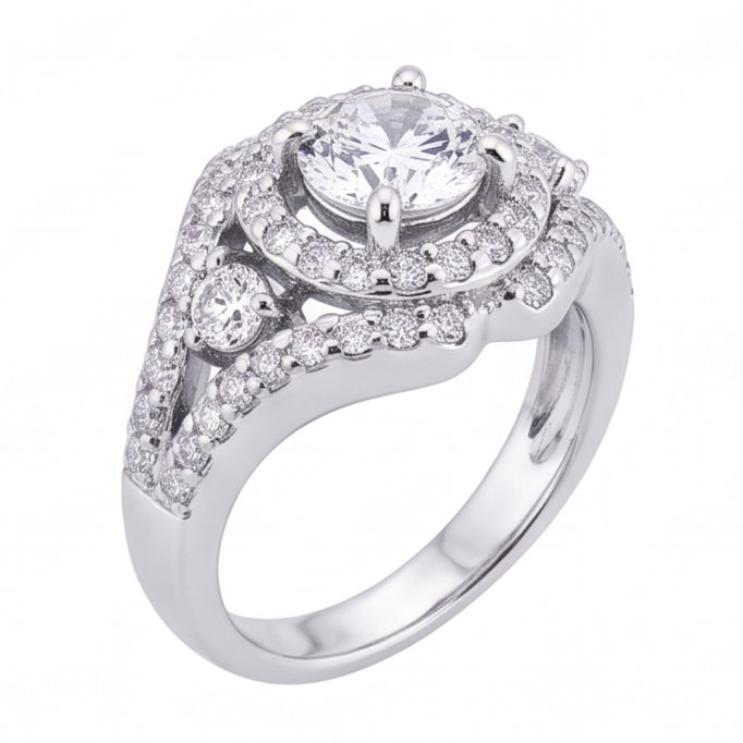 Echter Diamant Ring 2.72 Karat