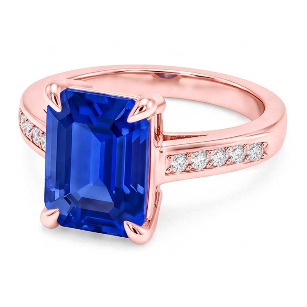 Echter Diamant Ring 2.75 Karat - 14K Roségold