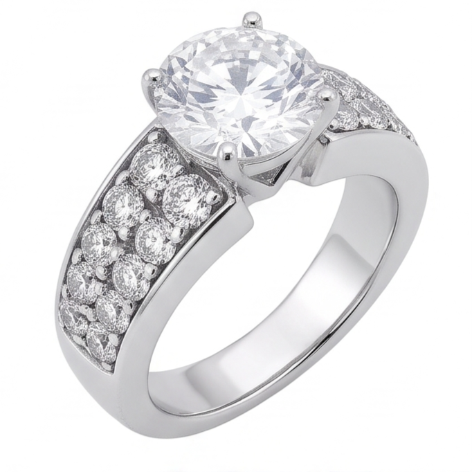 Echter Diamant Ring 2.75 Karat