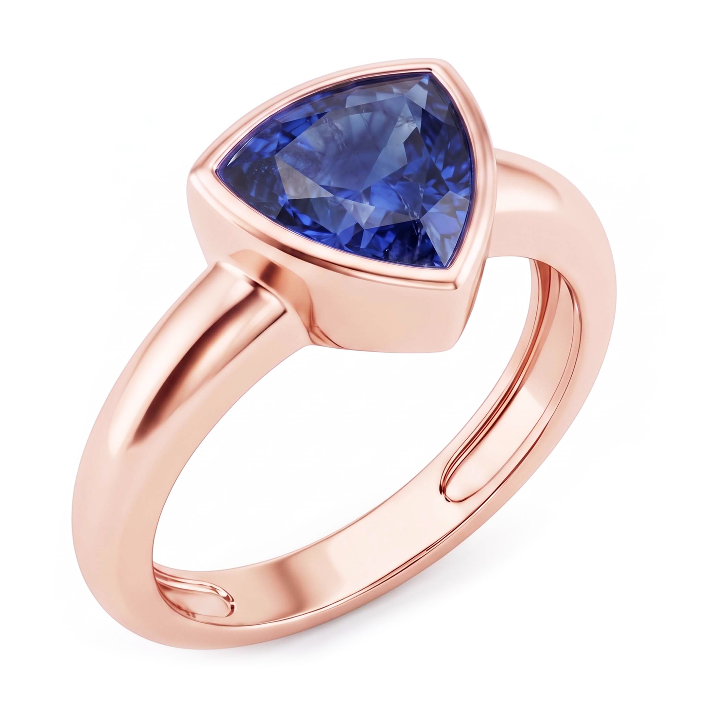 Echter Diamant Ring 2 Karat - 14K Roségold
