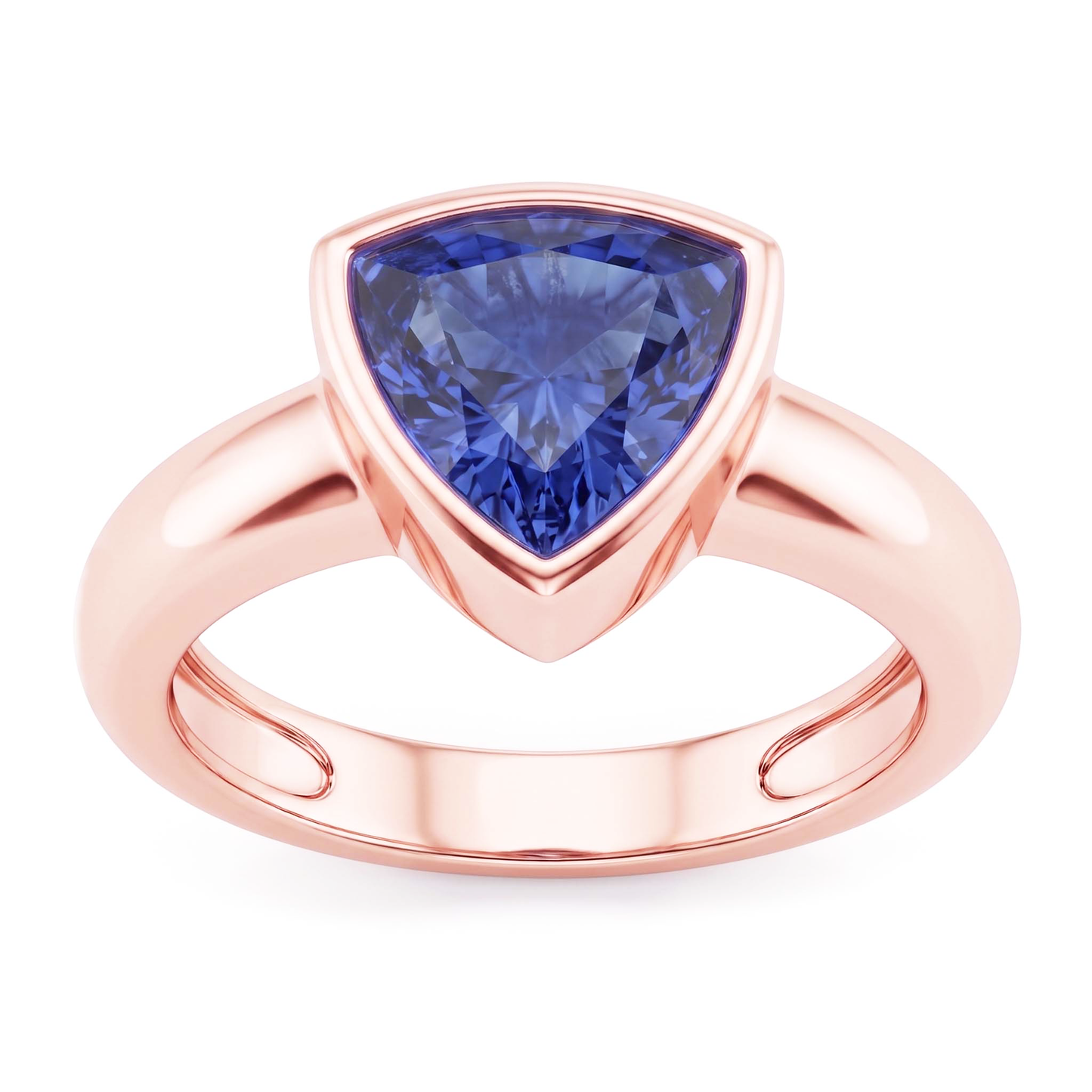 Echter Diamant Ring 2 Karat - 14K Roségold