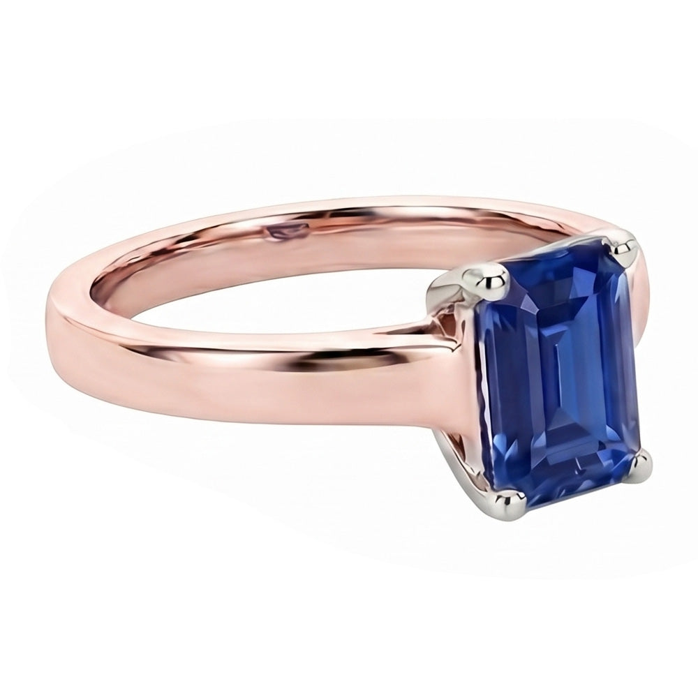 Echter Diamant Ring 2 Karat - 14K Roségold