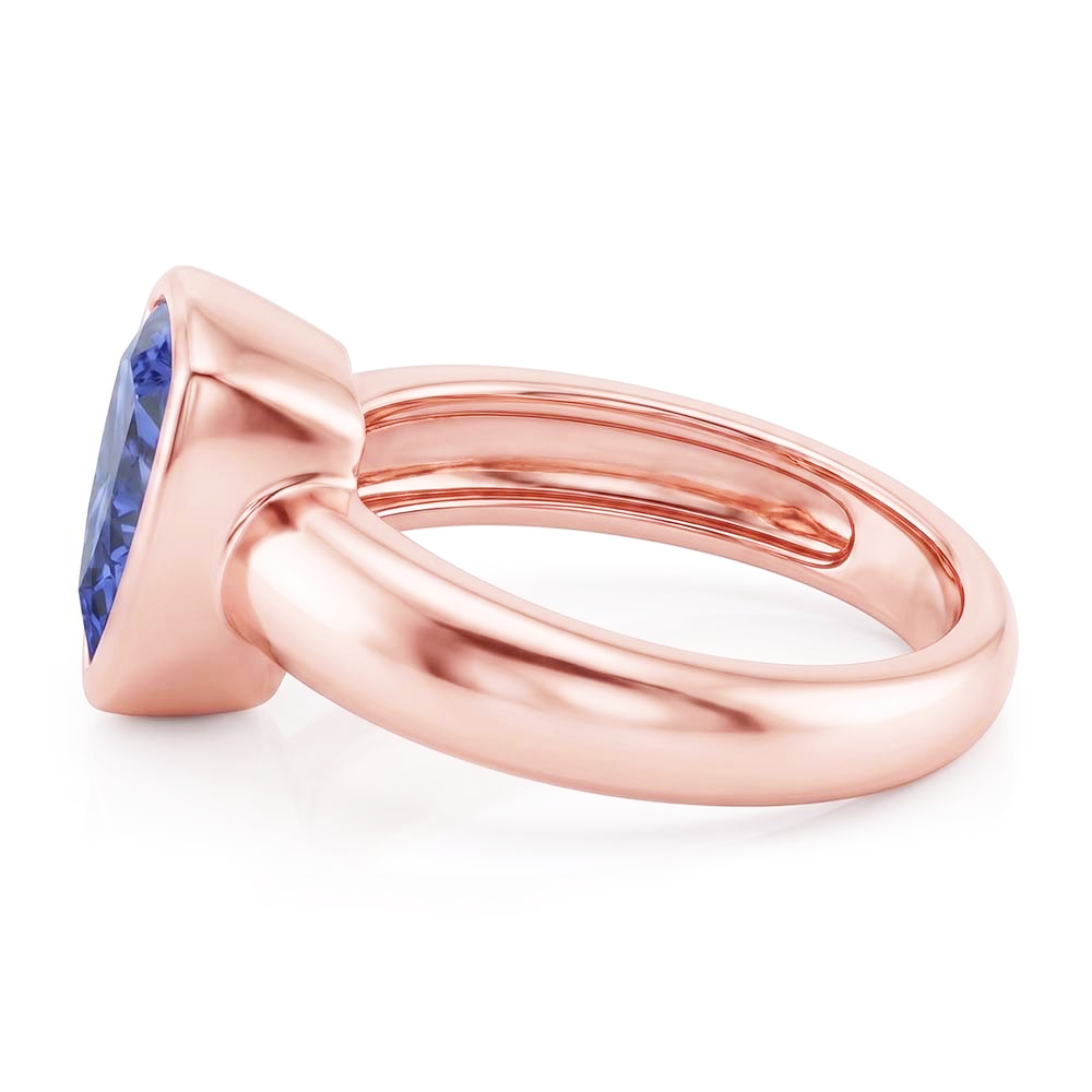 Echter Diamant Ring 2 Karat - 14K Roségold