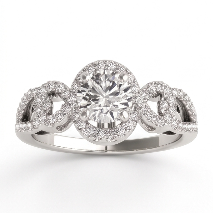 Echter Diamant Ring 2 Karat