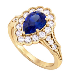 Echter Diamant Ring 2 Karat