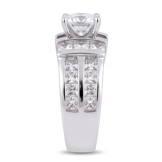 Echter Diamant Ring 3.01 Karat - Platin