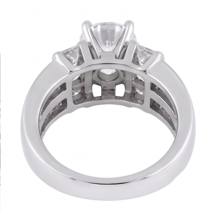 Echter Diamant Ring 3.01 Karat - Platin