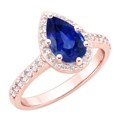 Echter Diamant Ring 3.50 Karat - 14K Roségold