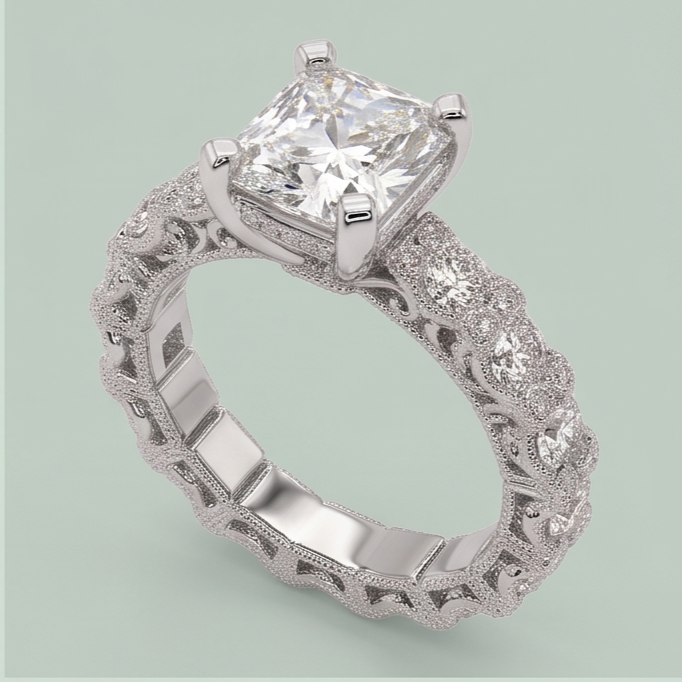 Echter Diamant Ring 3.75 Karat