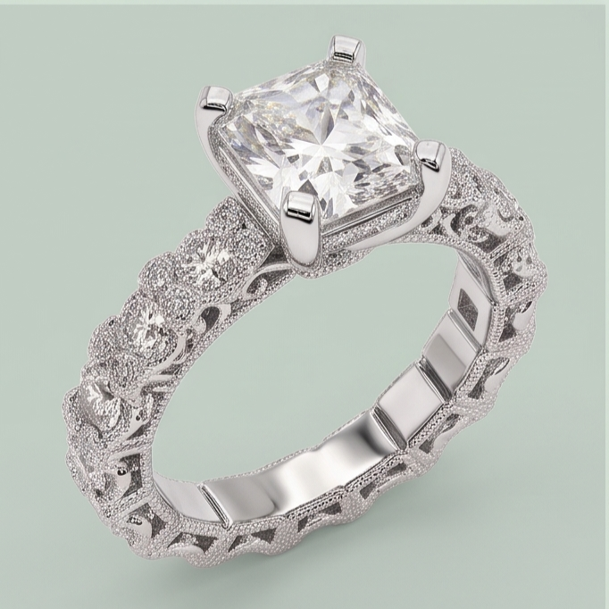 Echter Diamant Ring 3.75 Karat