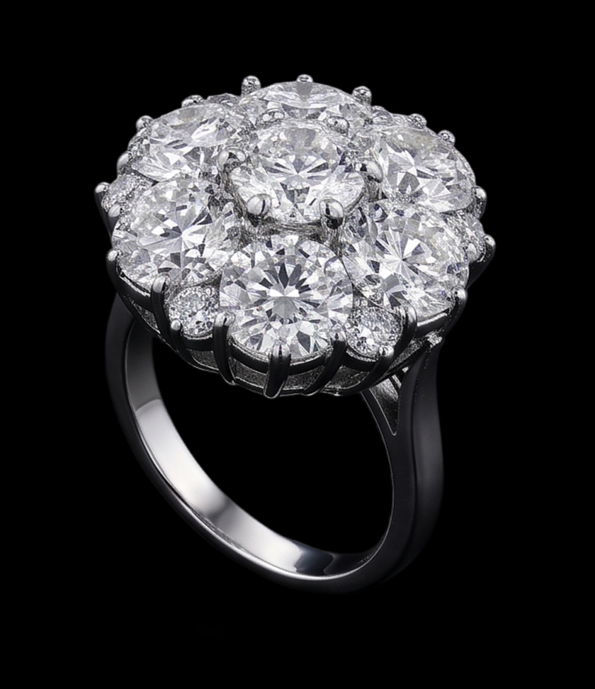 Echter Diamant Ring 3.80 Karat