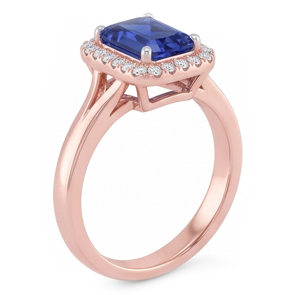 Echter Diamant Ring 3 Karat - 14K Bicolor Gold