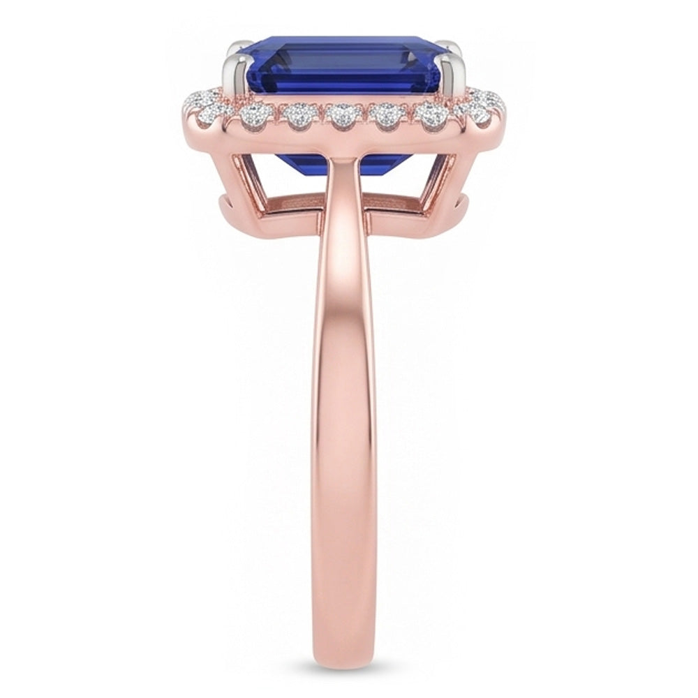 Echter Diamant Ring 3 Karat - 14K Bicolor Gold