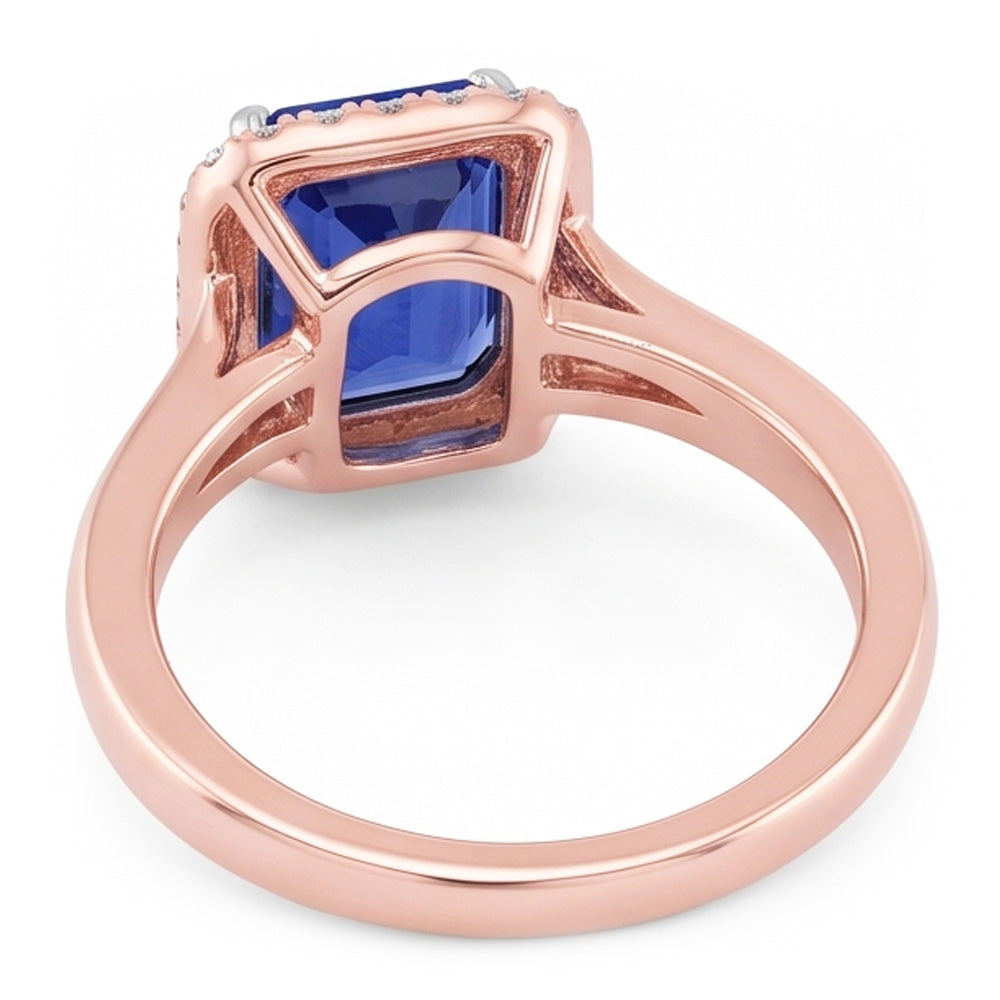 Echter Diamant Ring 3 Karat - 14K Bicolor Gold