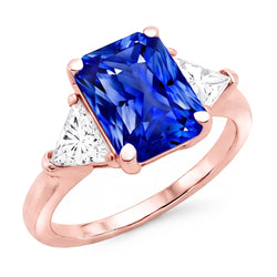Echter Diamant Ring 3 Karat - 14K Roségold