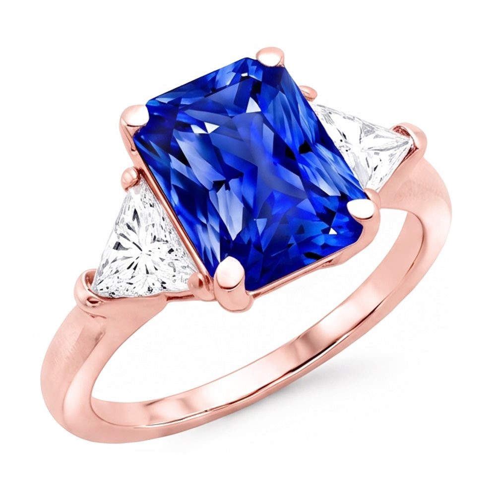 Echter Diamant Ring 3 Karat - 14K Roségold