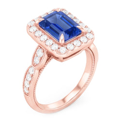 Echter Diamant Ring 3 Karat - 14K Roségold