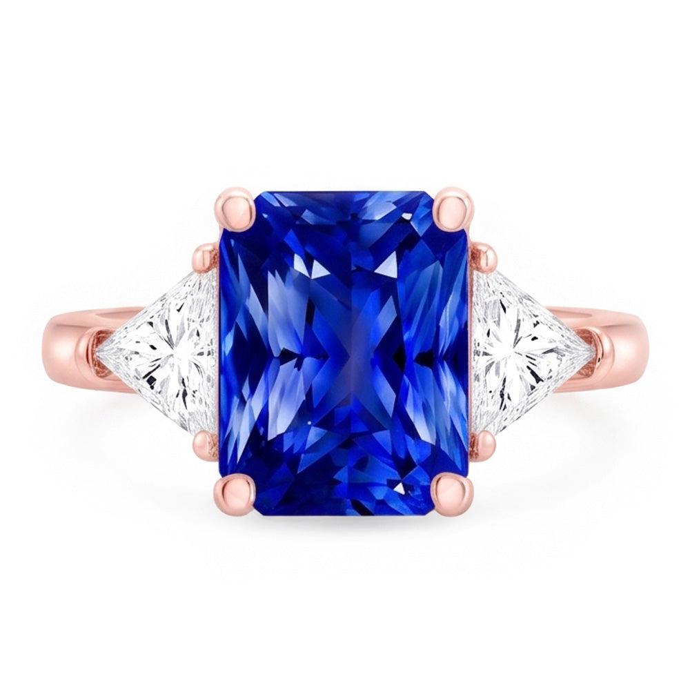 Echter Diamant Ring 3 Karat - 14K Roségold