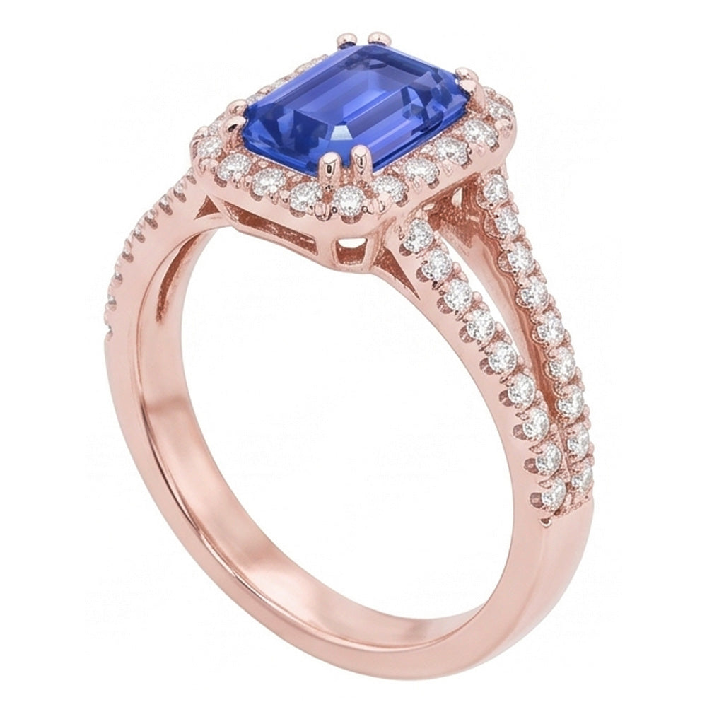 Echter Diamant Ring 3 Karat - 14K Roségold