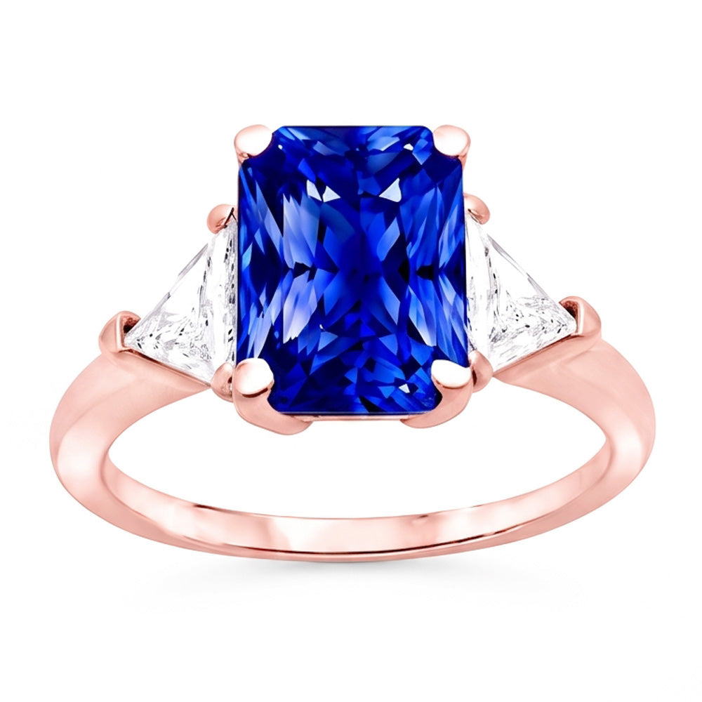 Echter Diamant Ring 3 Karat - 14K Roségold