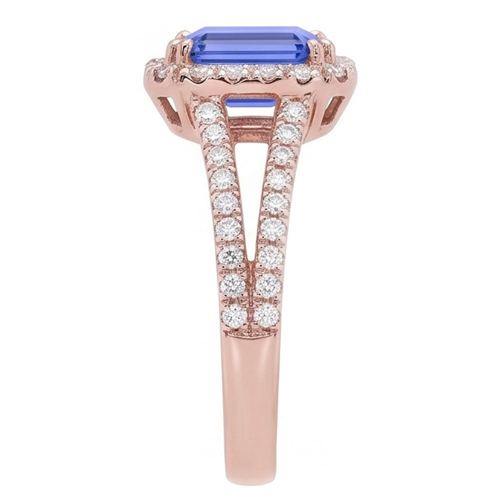 Echter Diamant Ring 3 Karat - 14K Roségold
