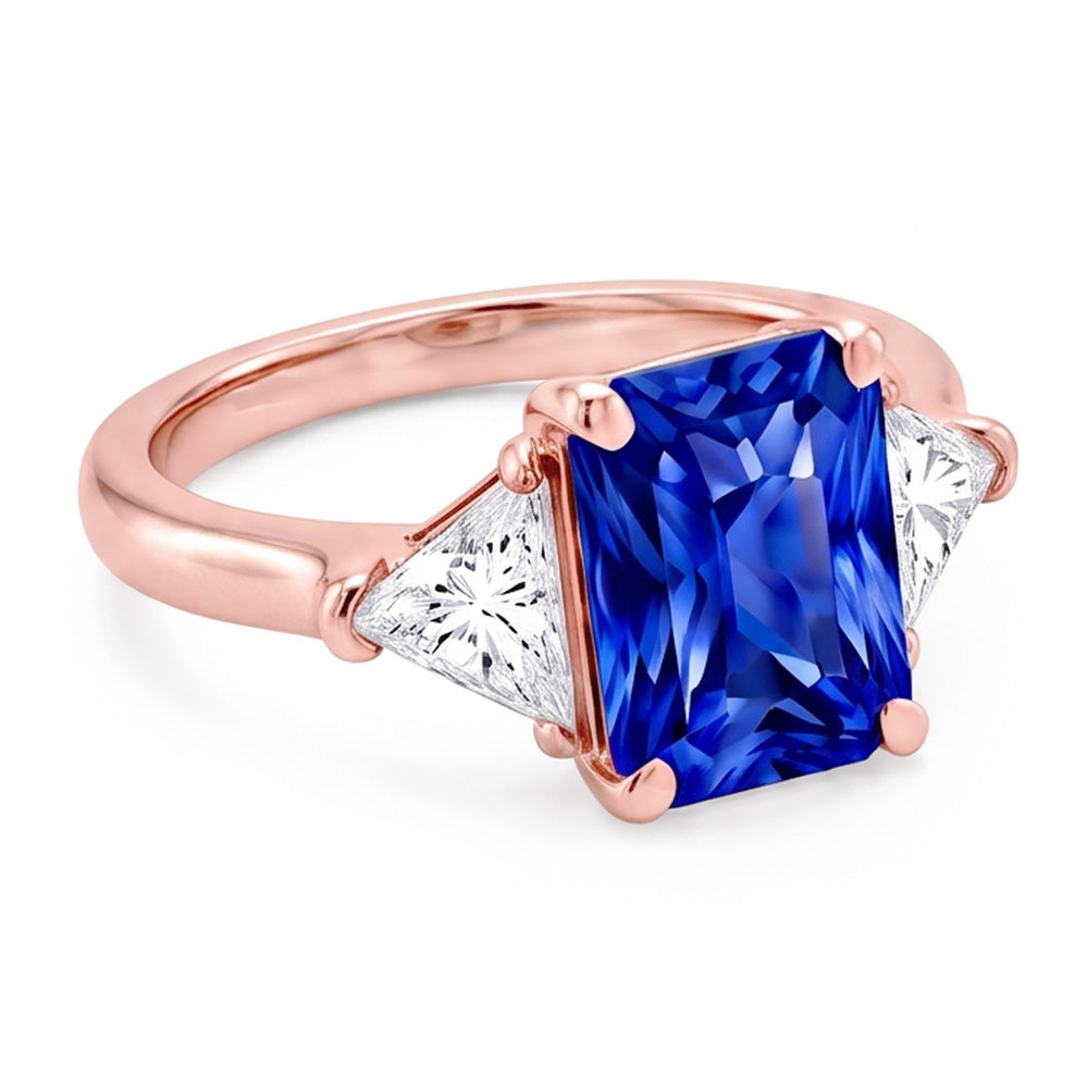 Echter Diamant Ring 3 Karat - 14K Roségold