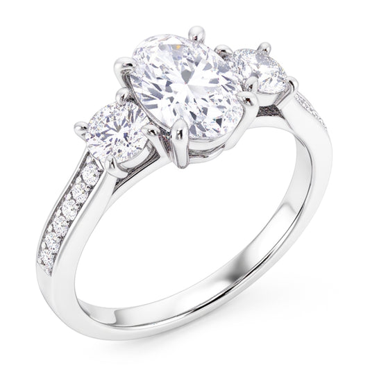 Echter Diamant Ring 3 Karat