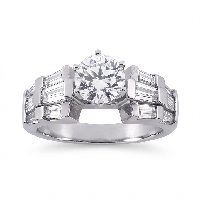Echter Diamant Ring 3 Karat