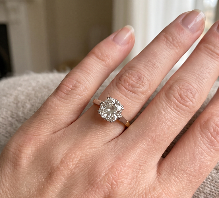 Echter Diamant Ring 3 Karat
