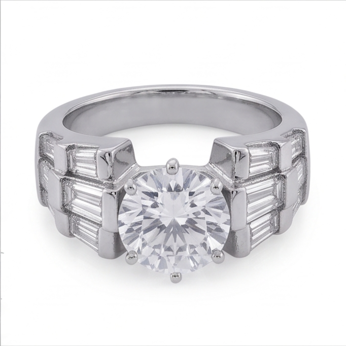 Echter Diamant Ring 3 Karat