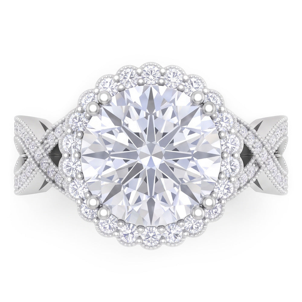 Echter Diamant Ring 3 Karat