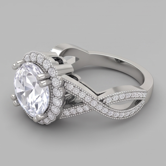 Echter Diamant Ring 3 Karat