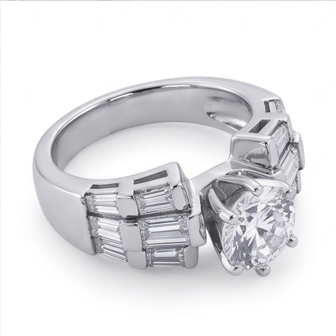 Echter Diamant Ring 3 Karat