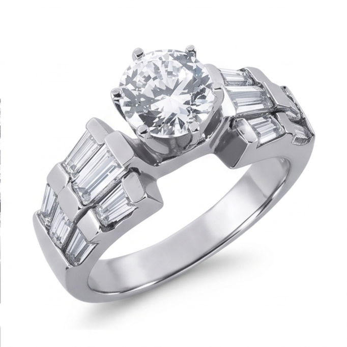 Echter Diamant Ring 3 Karat