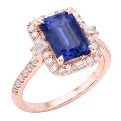 Echter Diamant Ring 3 Karat - Roségold