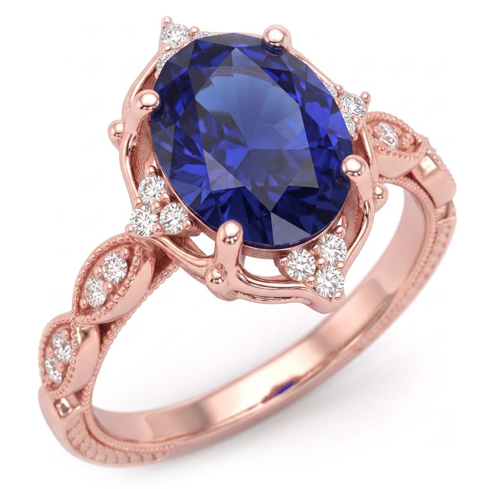 Echter Diamant Ring 3 Karat - Roségold