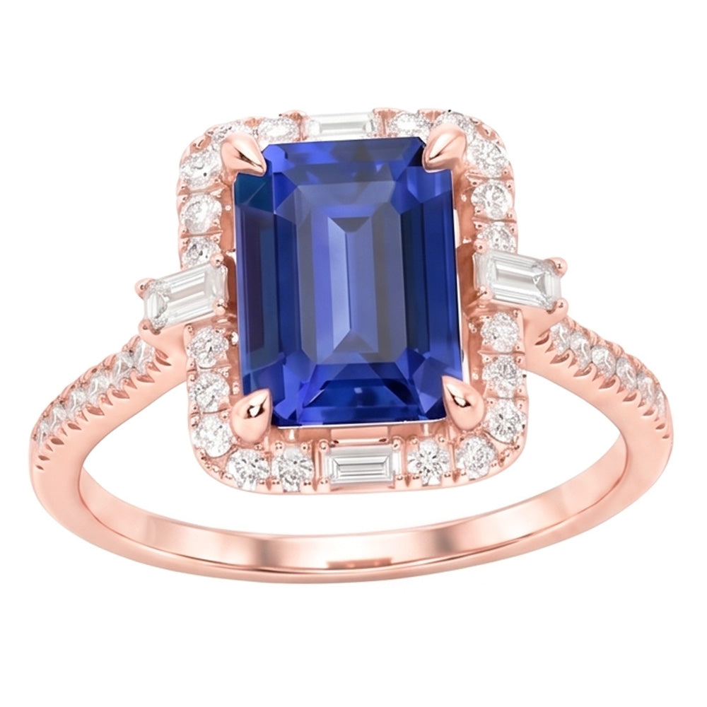 Echter Diamant Ring 3 Karat - Roségold