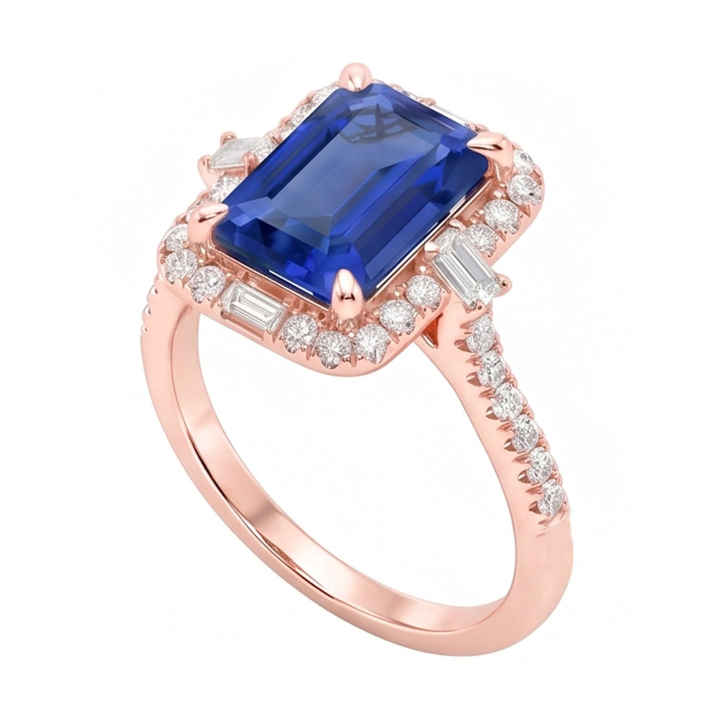 Echter Diamant Ring 3 Karat - Roségold