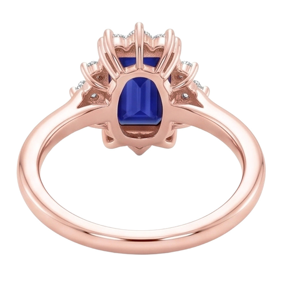 Echter Diamant Ring 4 Karat - 14K Roségold