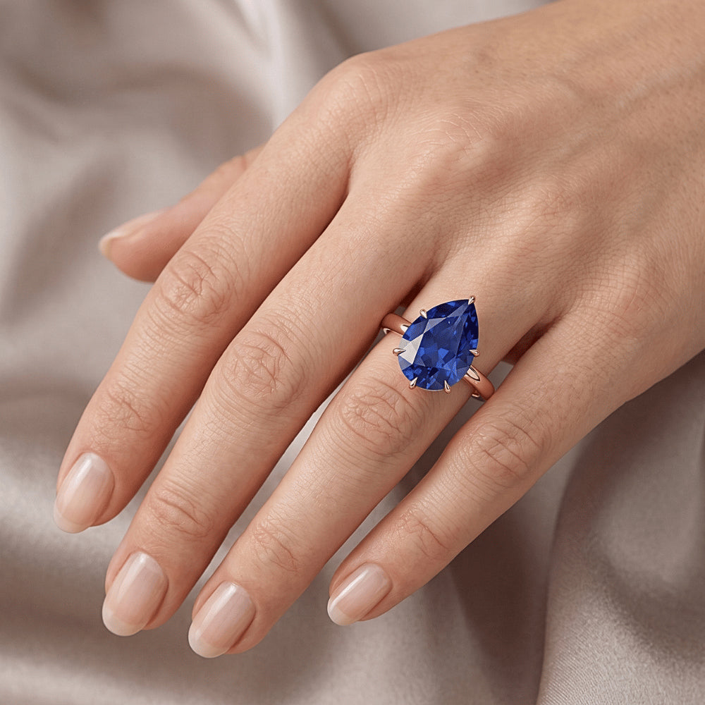 Echter Diamant Ring 4 Karat - 14K Roségold