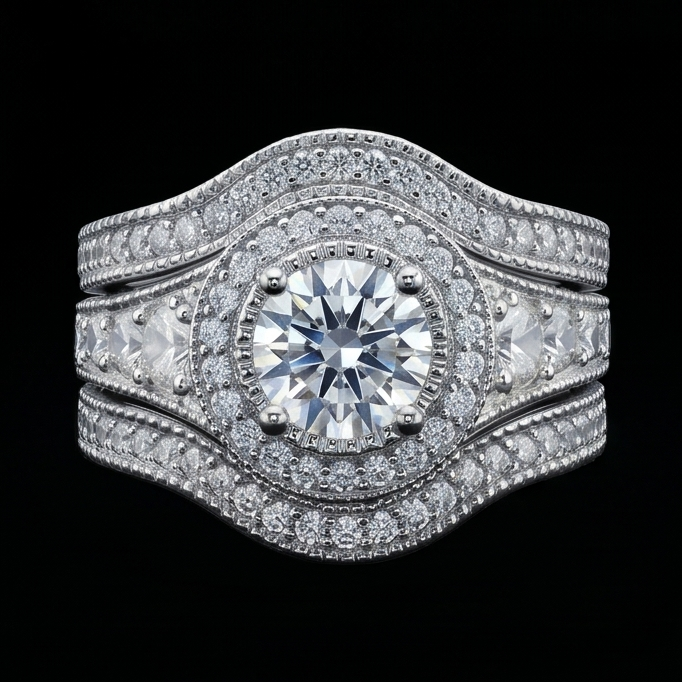 Echter Diamant Ring 4 Karat