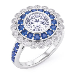 Echter Diamant Ring 4 Karat