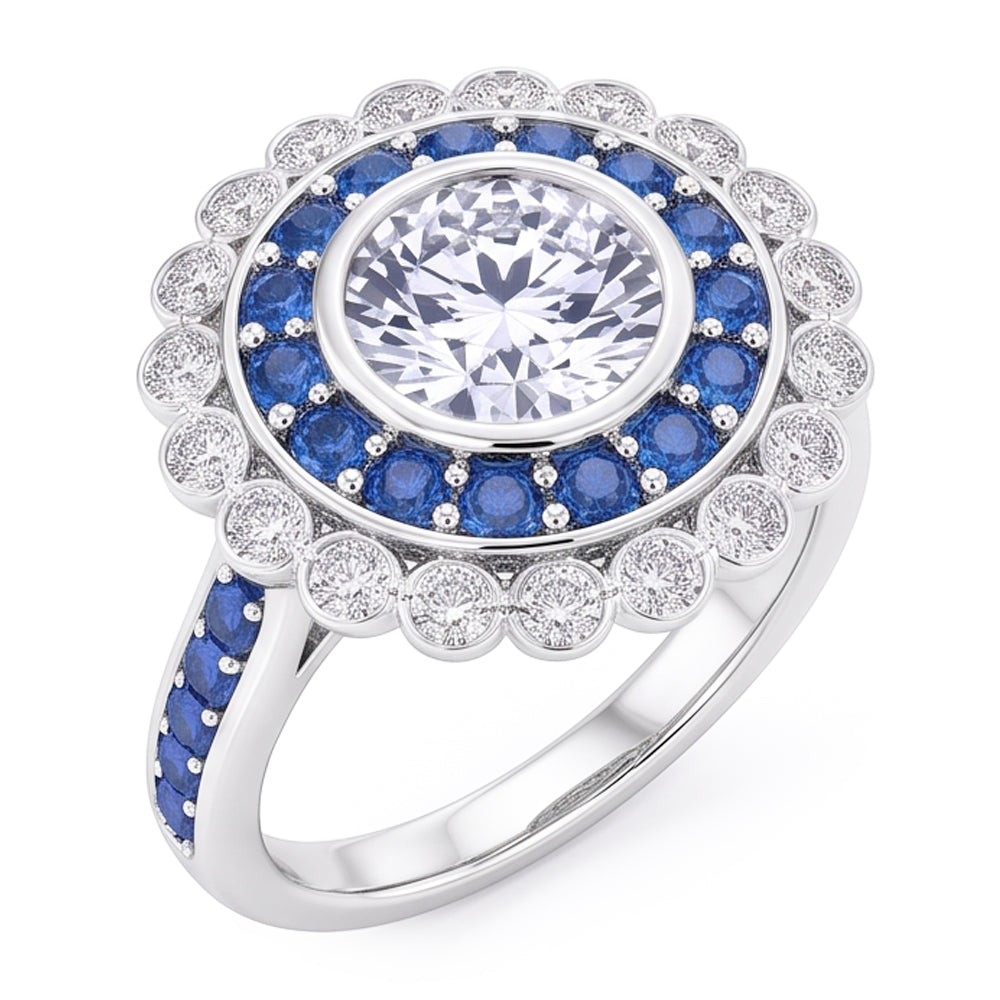 Echter Diamant Ring 4 Karat