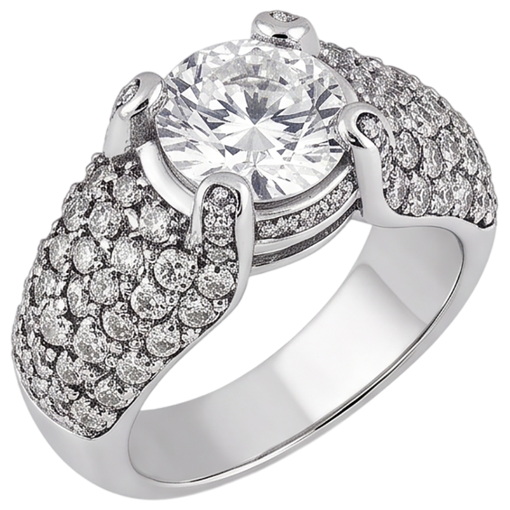 Echter Diamant Ring 4 Karat